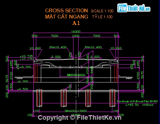 nút giao thông Ngã tư vọng,Bản vẽ nghiêng,Bản vẽ nút giao thông cùng mức,Bản vẽ nút giao thông Ngã tư sở